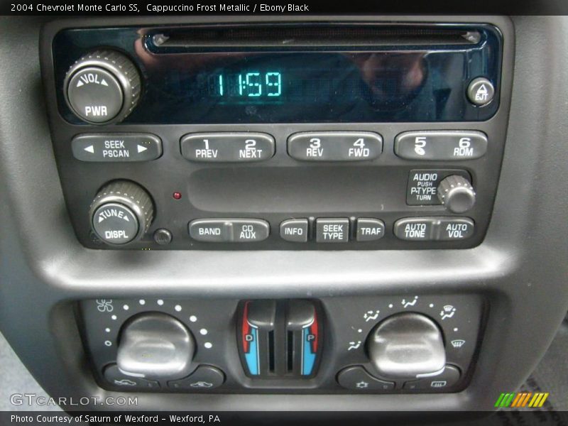 Cappuccino Frost Metallic / Ebony Black 2004 Chevrolet Monte Carlo SS