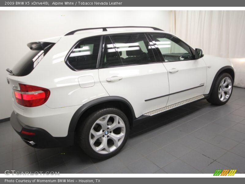 Alpine White / Tobacco Nevada Leather 2009 BMW X5 xDrive48i