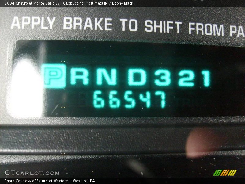 Cappuccino Frost Metallic / Ebony Black 2004 Chevrolet Monte Carlo SS