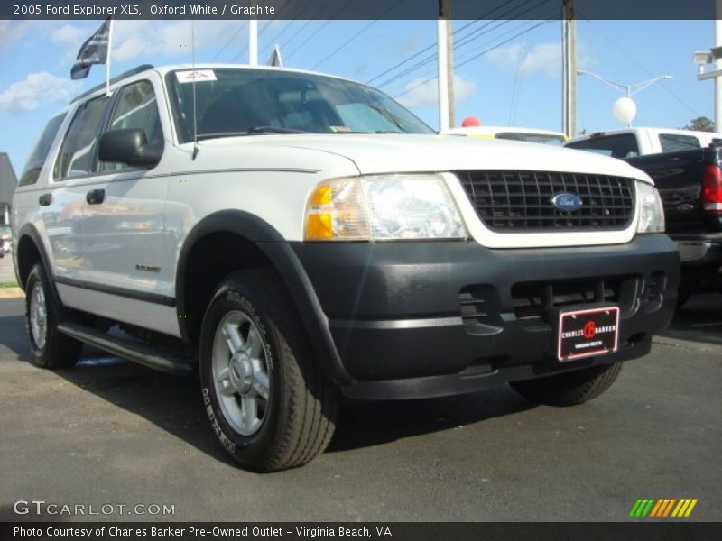 Oxford White / Graphite 2005 Ford Explorer XLS