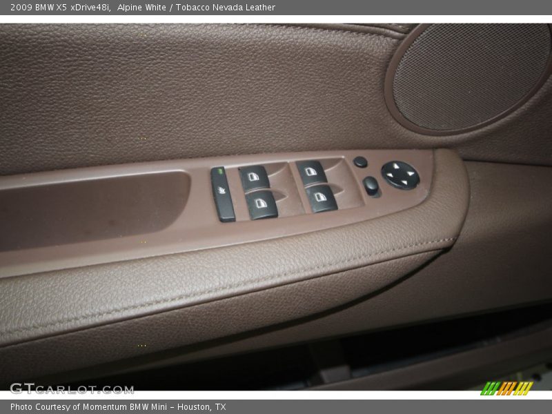 Alpine White / Tobacco Nevada Leather 2009 BMW X5 xDrive48i
