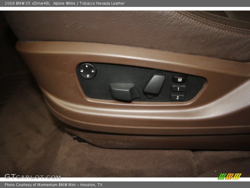 Alpine White / Tobacco Nevada Leather 2009 BMW X5 xDrive48i