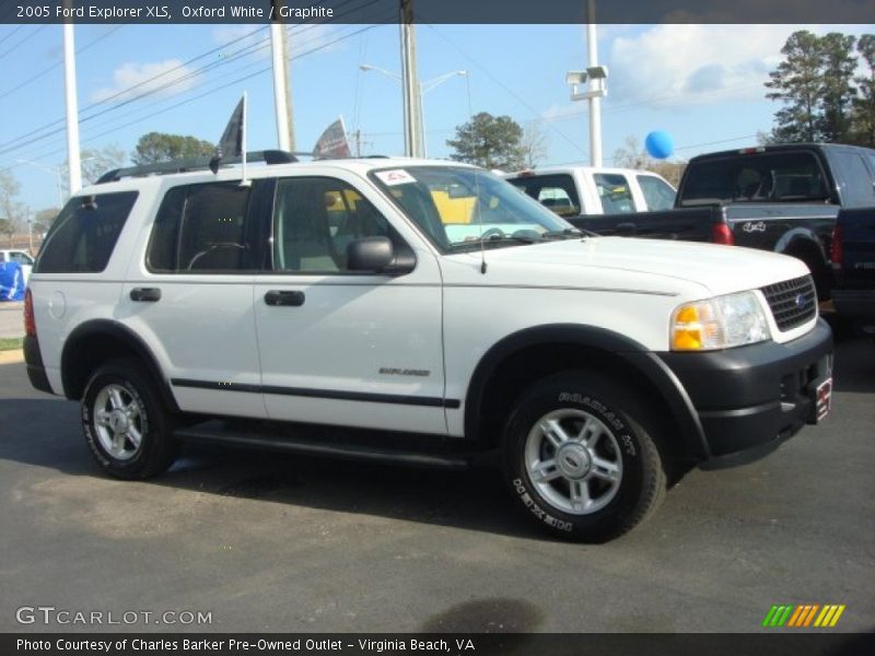 Oxford White / Graphite 2005 Ford Explorer XLS