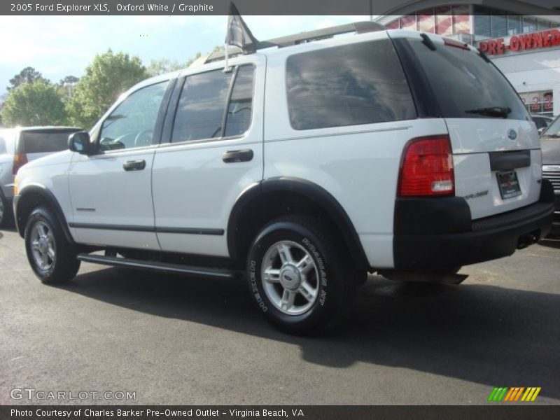 Oxford White / Graphite 2005 Ford Explorer XLS