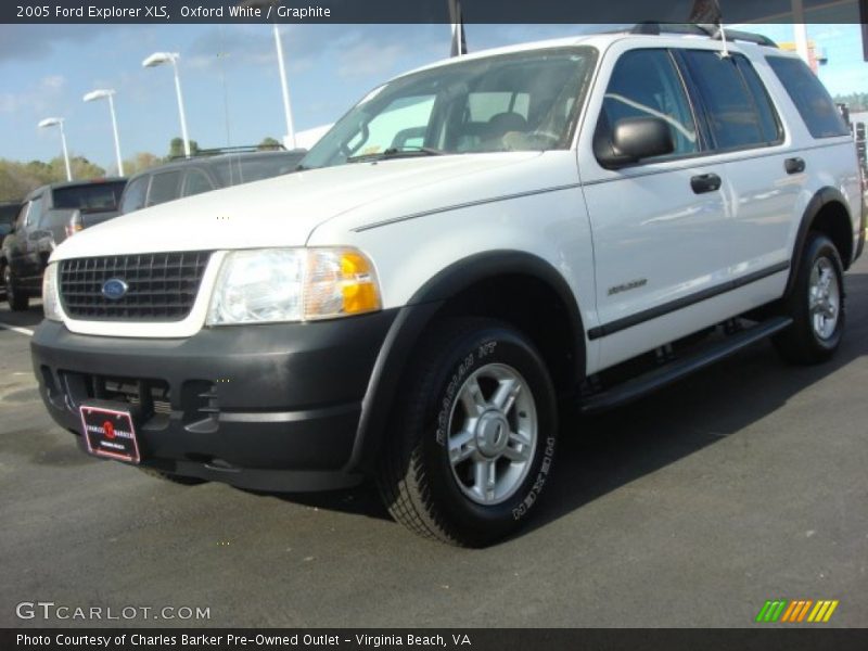 Oxford White / Graphite 2005 Ford Explorer XLS