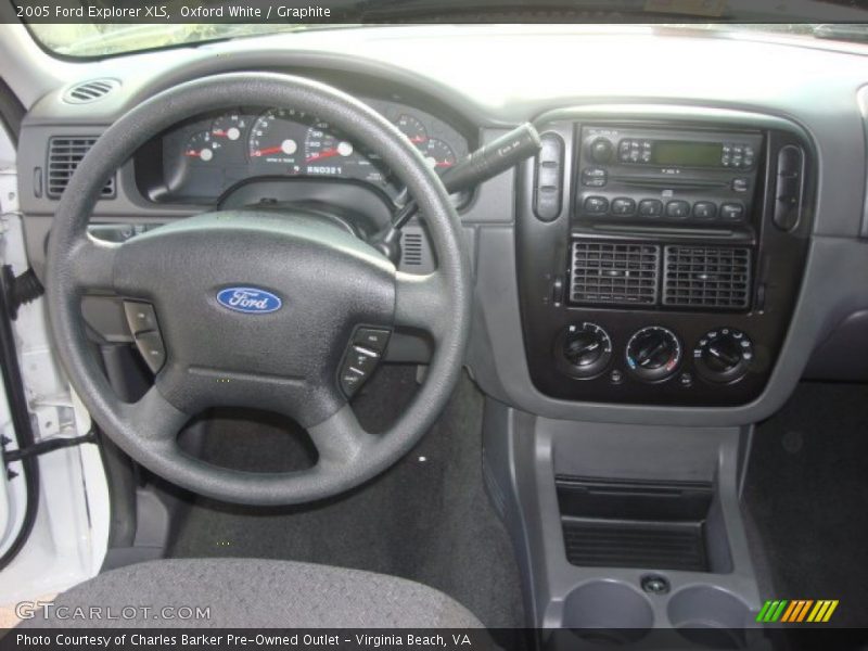 Oxford White / Graphite 2005 Ford Explorer XLS