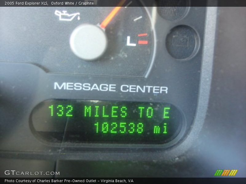 Oxford White / Graphite 2005 Ford Explorer XLS