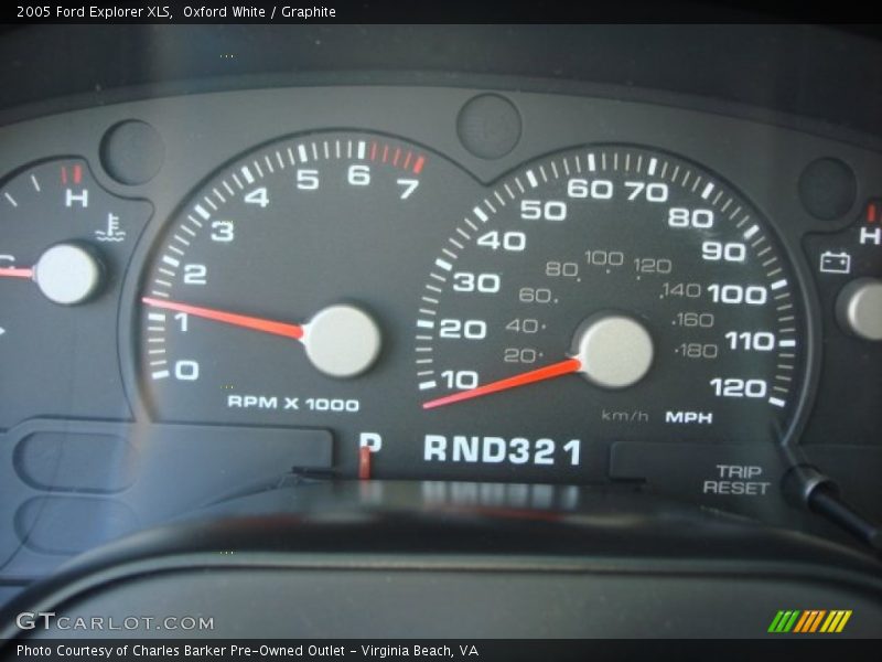 Oxford White / Graphite 2005 Ford Explorer XLS