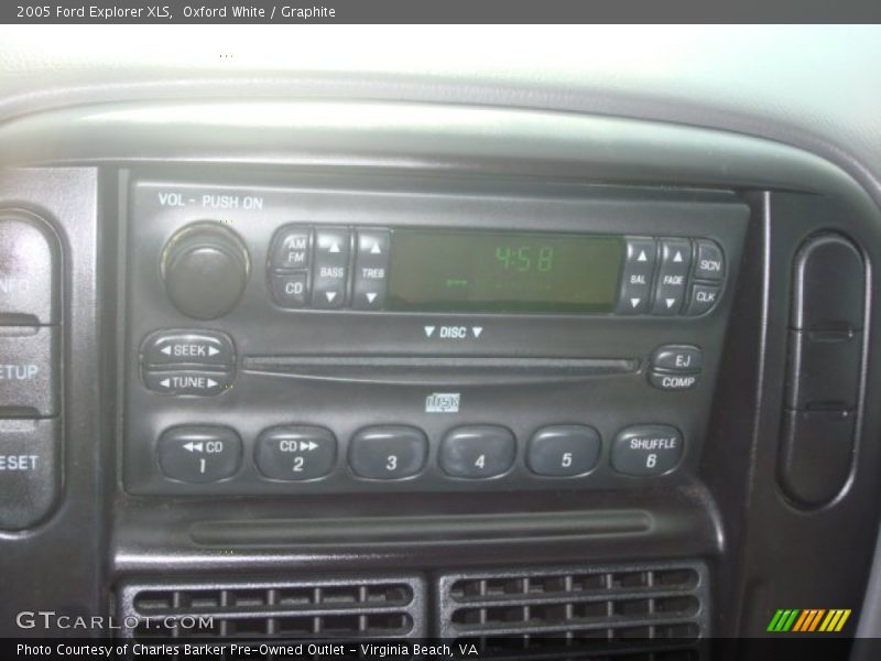 Oxford White / Graphite 2005 Ford Explorer XLS