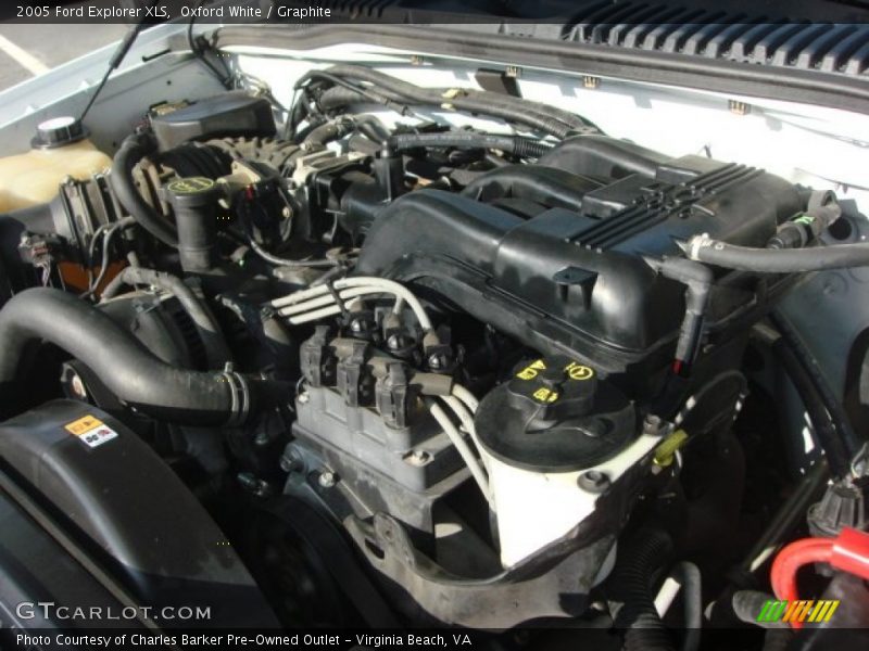 Oxford White / Graphite 2005 Ford Explorer XLS