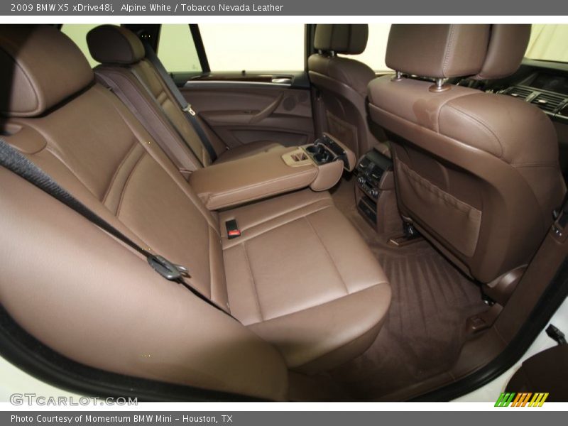 Alpine White / Tobacco Nevada Leather 2009 BMW X5 xDrive48i