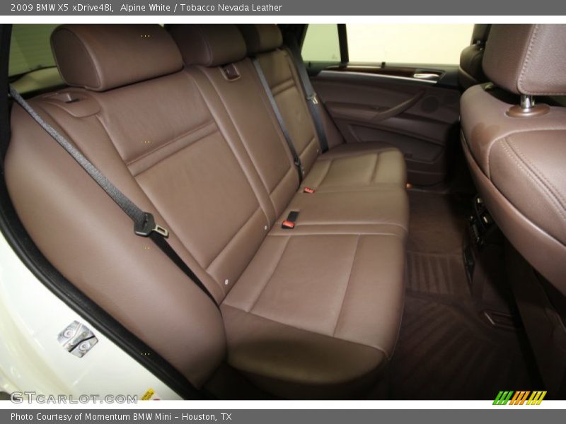Alpine White / Tobacco Nevada Leather 2009 BMW X5 xDrive48i