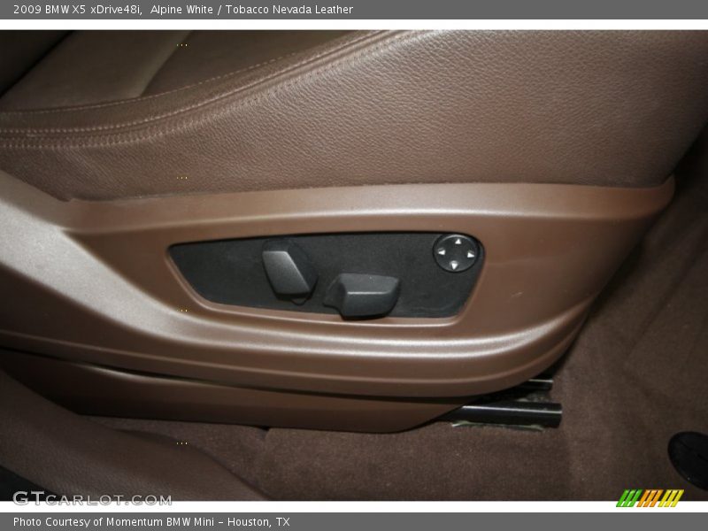 Alpine White / Tobacco Nevada Leather 2009 BMW X5 xDrive48i