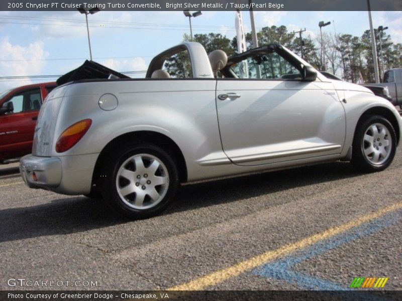 Bright Silver Metallic / Taupe/Pearl Beige 2005 Chrysler PT Cruiser Touring Turbo Convertible