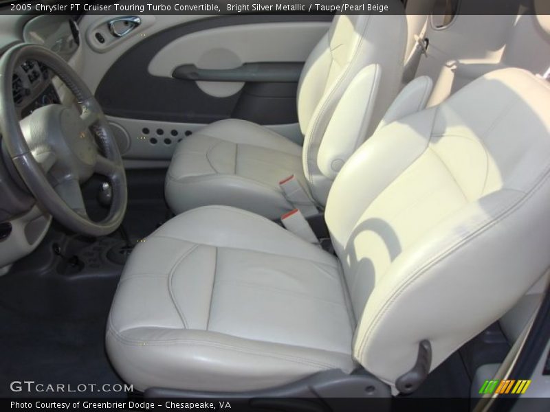 Bright Silver Metallic / Taupe/Pearl Beige 2005 Chrysler PT Cruiser Touring Turbo Convertible