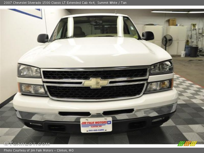 Summit White / Tan 2007 Chevrolet Silverado 1500 Classic LT Extended Cab 4x4