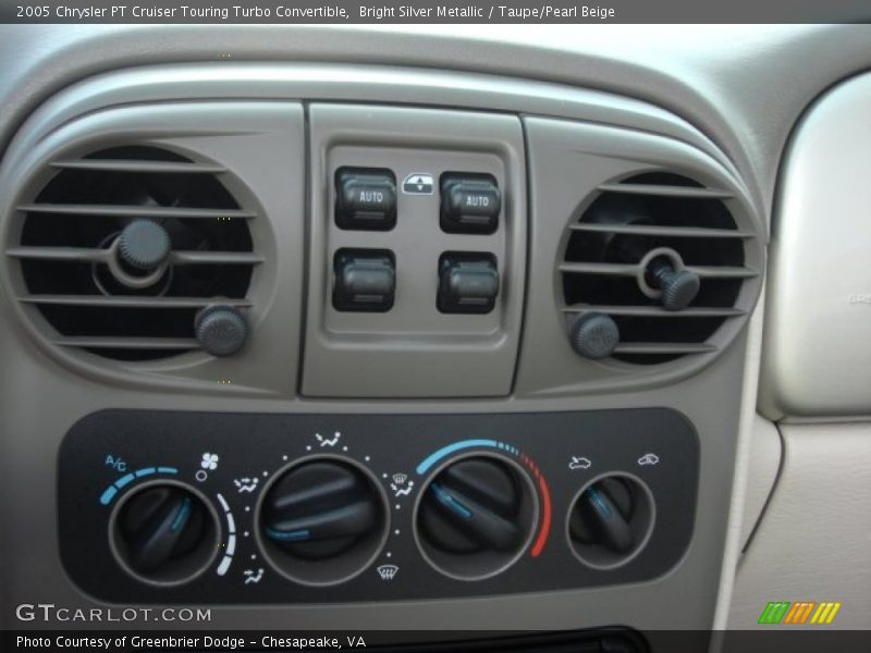 Bright Silver Metallic / Taupe/Pearl Beige 2005 Chrysler PT Cruiser Touring Turbo Convertible