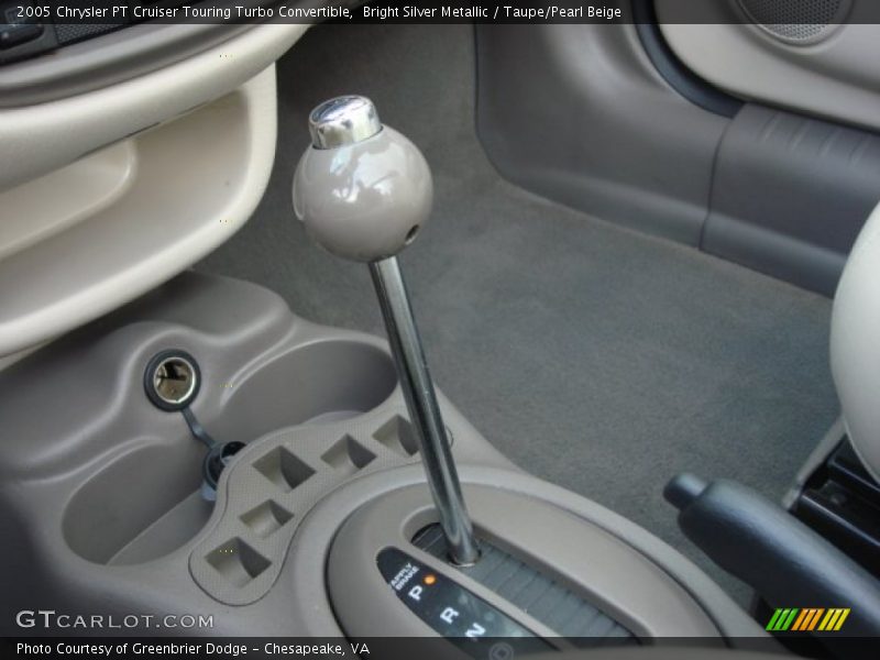 Bright Silver Metallic / Taupe/Pearl Beige 2005 Chrysler PT Cruiser Touring Turbo Convertible