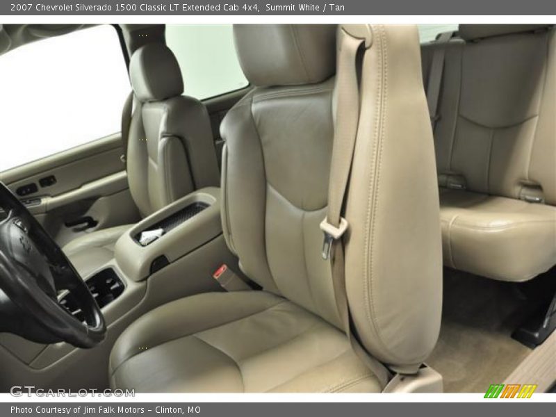 Summit White / Tan 2007 Chevrolet Silverado 1500 Classic LT Extended Cab 4x4