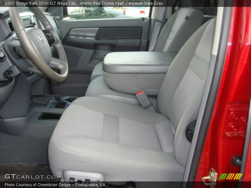 Inferno Red Crystal Pearl / Medium Slate Gray 2007 Dodge Ram 1500 SLT Mega Cab