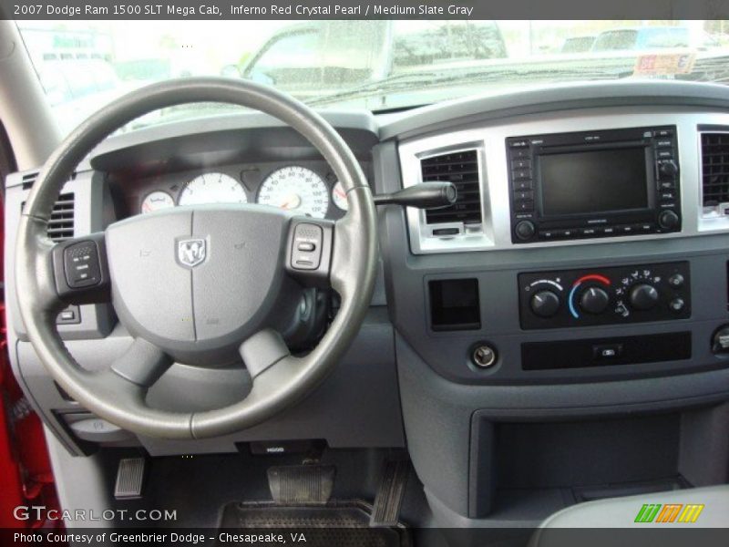 Inferno Red Crystal Pearl / Medium Slate Gray 2007 Dodge Ram 1500 SLT Mega Cab