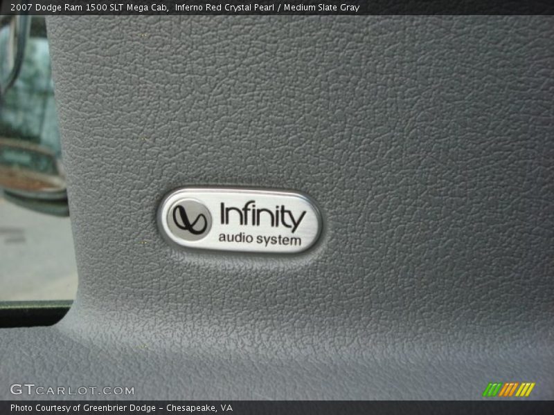 Inferno Red Crystal Pearl / Medium Slate Gray 2007 Dodge Ram 1500 SLT Mega Cab
