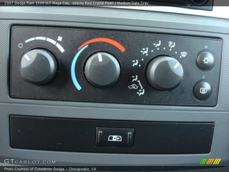Inferno Red Crystal Pearl / Medium Slate Gray 2007 Dodge Ram 1500 SLT Mega Cab