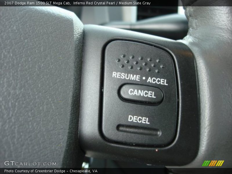 Inferno Red Crystal Pearl / Medium Slate Gray 2007 Dodge Ram 1500 SLT Mega Cab