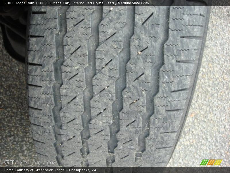 Inferno Red Crystal Pearl / Medium Slate Gray 2007 Dodge Ram 1500 SLT Mega Cab