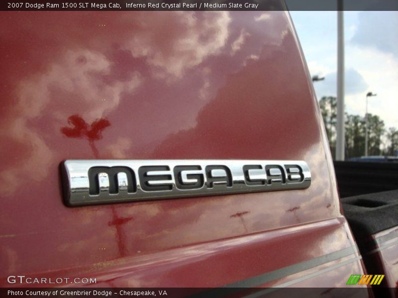 Inferno Red Crystal Pearl / Medium Slate Gray 2007 Dodge Ram 1500 SLT Mega Cab
