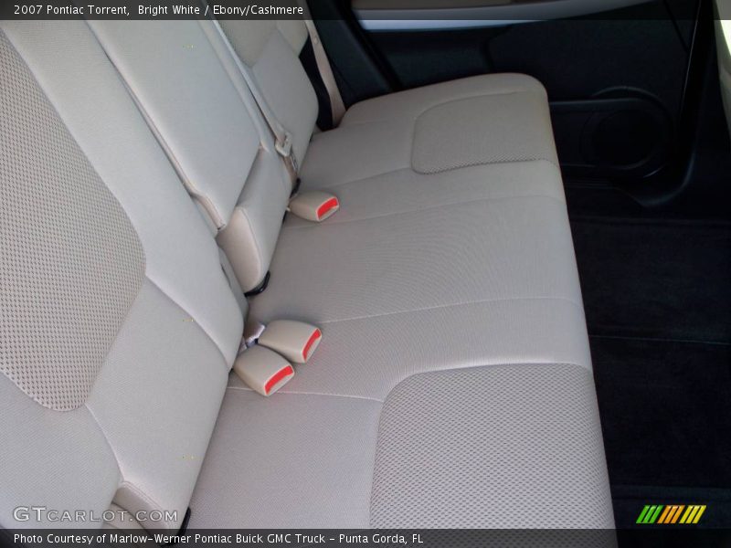 Bright White / Ebony/Cashmere 2007 Pontiac Torrent