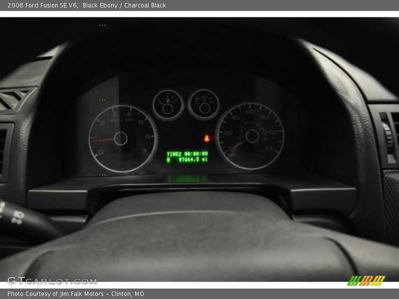 Black Ebony / Charcoal Black 2008 Ford Fusion SE V6