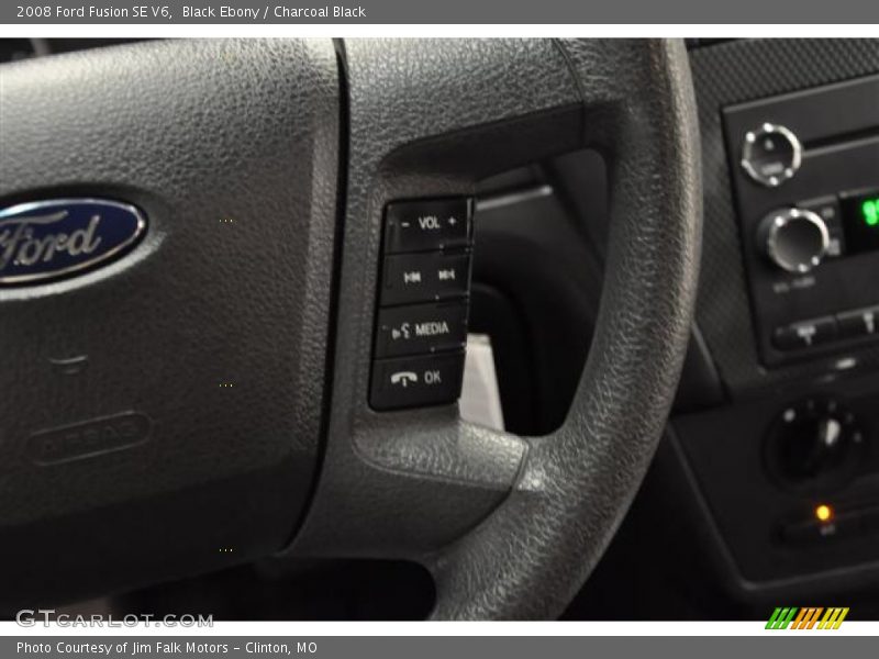 Black Ebony / Charcoal Black 2008 Ford Fusion SE V6
