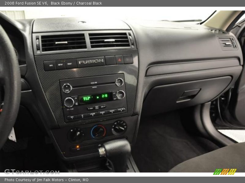 Black Ebony / Charcoal Black 2008 Ford Fusion SE V6