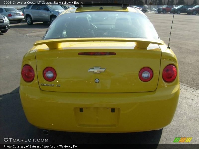 Rally Yellow / Ebony 2008 Chevrolet Cobalt LT Coupe