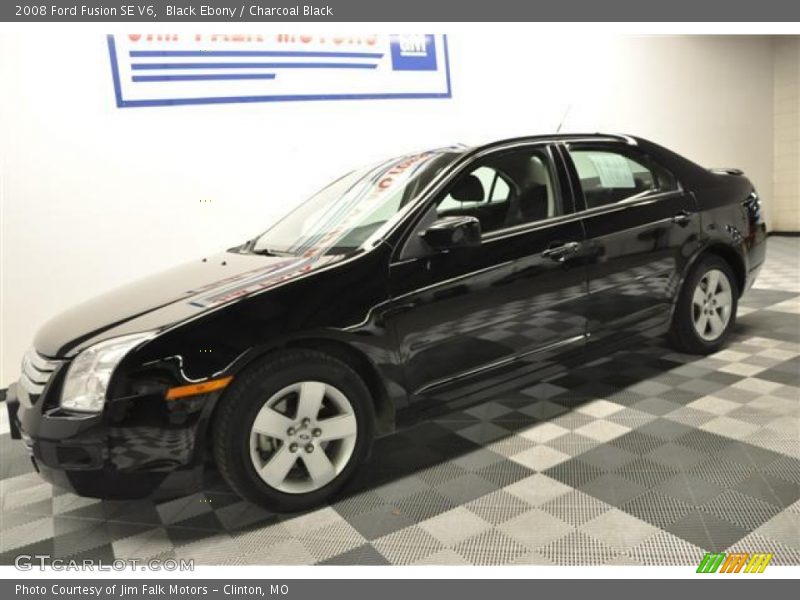 Black Ebony / Charcoal Black 2008 Ford Fusion SE V6