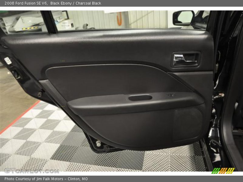 Black Ebony / Charcoal Black 2008 Ford Fusion SE V6