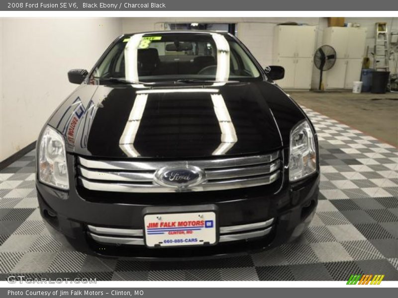 Black Ebony / Charcoal Black 2008 Ford Fusion SE V6