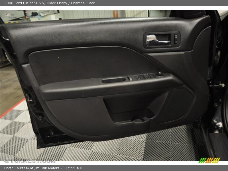 Black Ebony / Charcoal Black 2008 Ford Fusion SE V6
