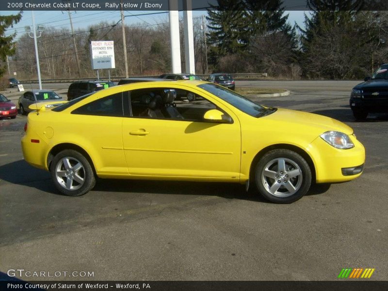 Rally Yellow / Ebony 2008 Chevrolet Cobalt LT Coupe