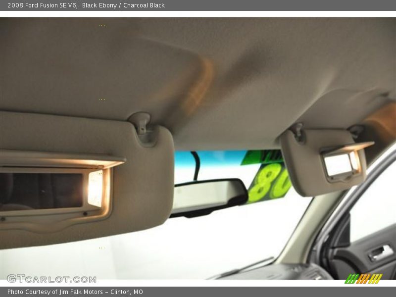 Black Ebony / Charcoal Black 2008 Ford Fusion SE V6