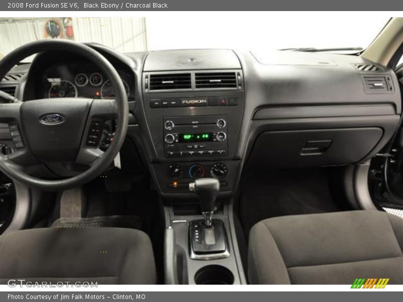 Black Ebony / Charcoal Black 2008 Ford Fusion SE V6