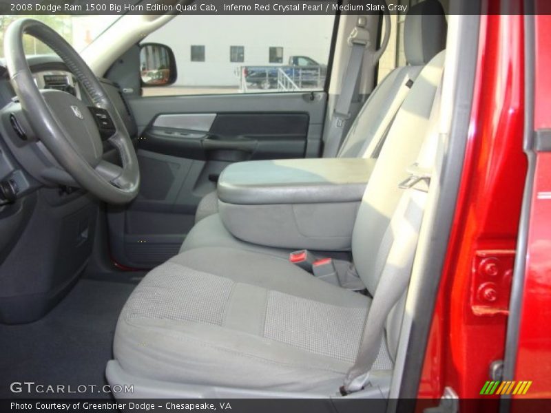 Inferno Red Crystal Pearl / Medium Slate Gray 2008 Dodge Ram 1500 Big Horn Edition Quad Cab