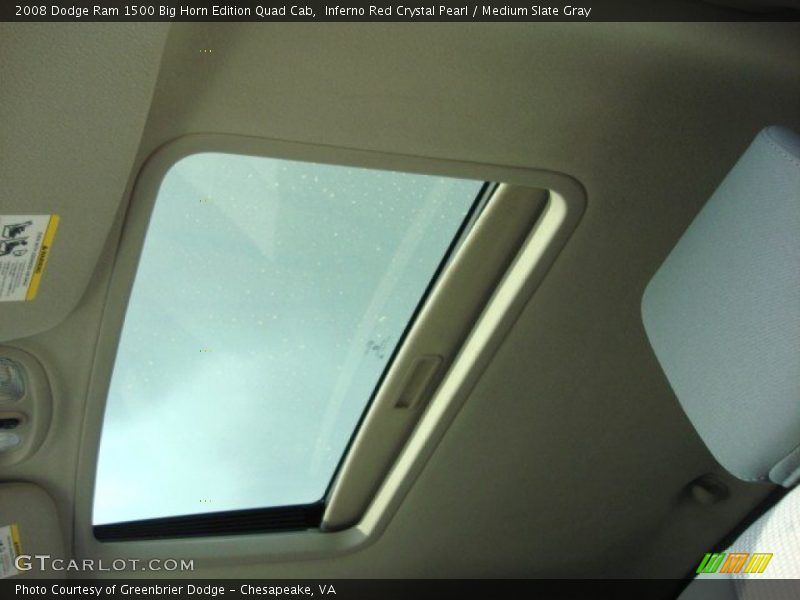 Inferno Red Crystal Pearl / Medium Slate Gray 2008 Dodge Ram 1500 Big Horn Edition Quad Cab