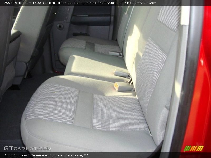 Inferno Red Crystal Pearl / Medium Slate Gray 2008 Dodge Ram 1500 Big Horn Edition Quad Cab
