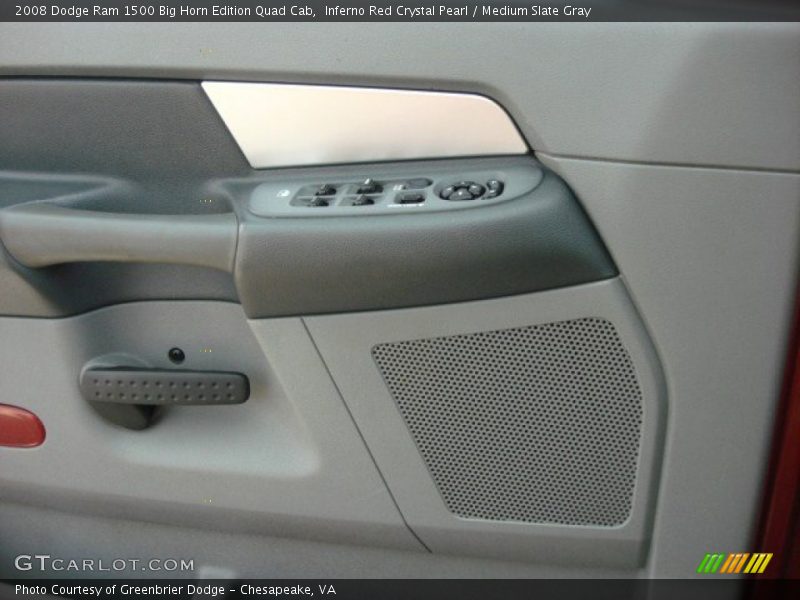 Inferno Red Crystal Pearl / Medium Slate Gray 2008 Dodge Ram 1500 Big Horn Edition Quad Cab