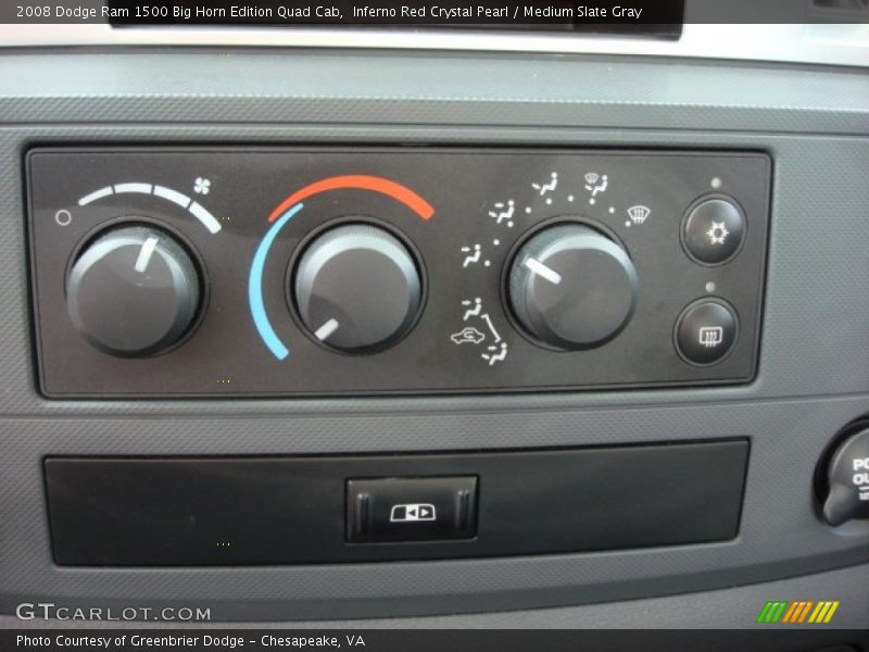 Inferno Red Crystal Pearl / Medium Slate Gray 2008 Dodge Ram 1500 Big Horn Edition Quad Cab