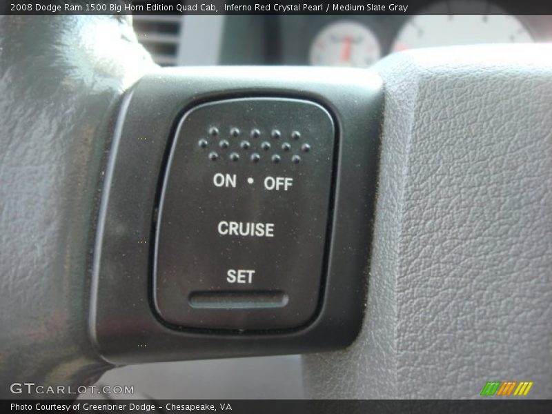 Inferno Red Crystal Pearl / Medium Slate Gray 2008 Dodge Ram 1500 Big Horn Edition Quad Cab
