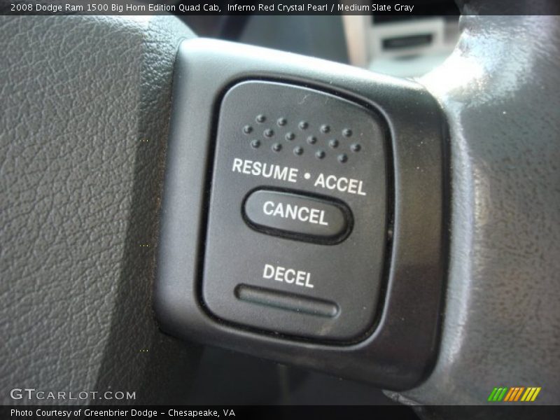 Inferno Red Crystal Pearl / Medium Slate Gray 2008 Dodge Ram 1500 Big Horn Edition Quad Cab