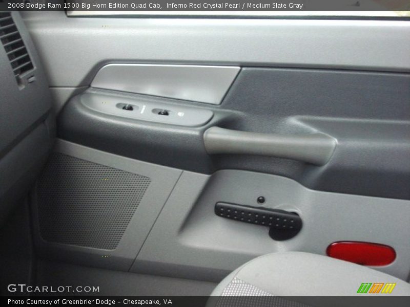 Inferno Red Crystal Pearl / Medium Slate Gray 2008 Dodge Ram 1500 Big Horn Edition Quad Cab